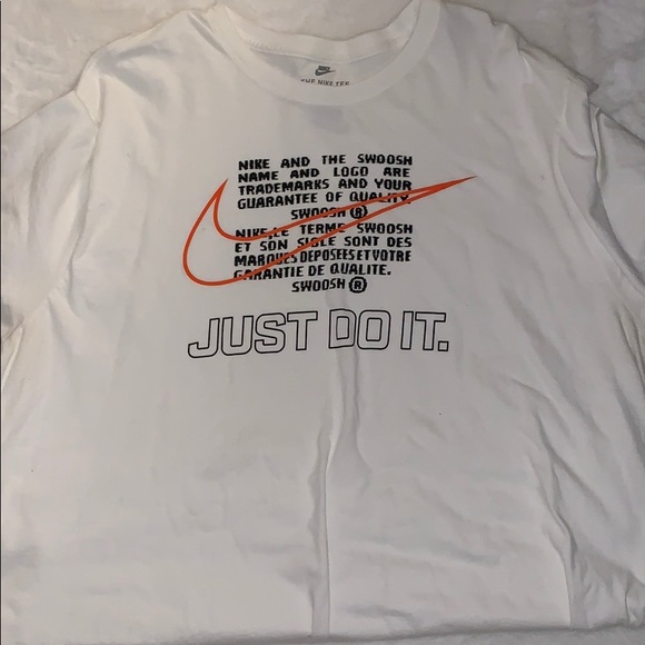 black nike shirt with white check